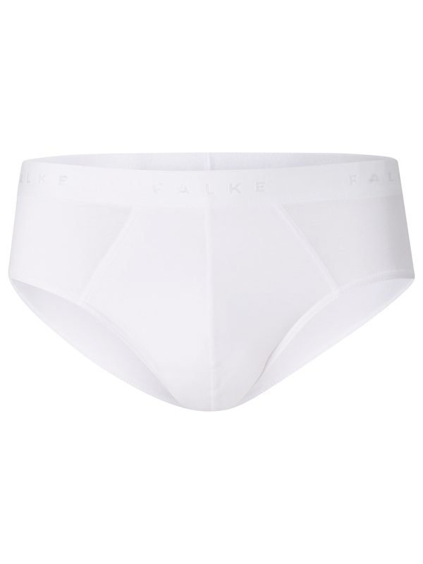 Slip liso de algodón de hombre - Blanco