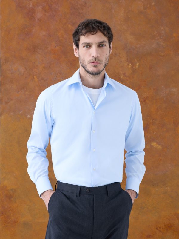 Camisa vestir easy care - Azul