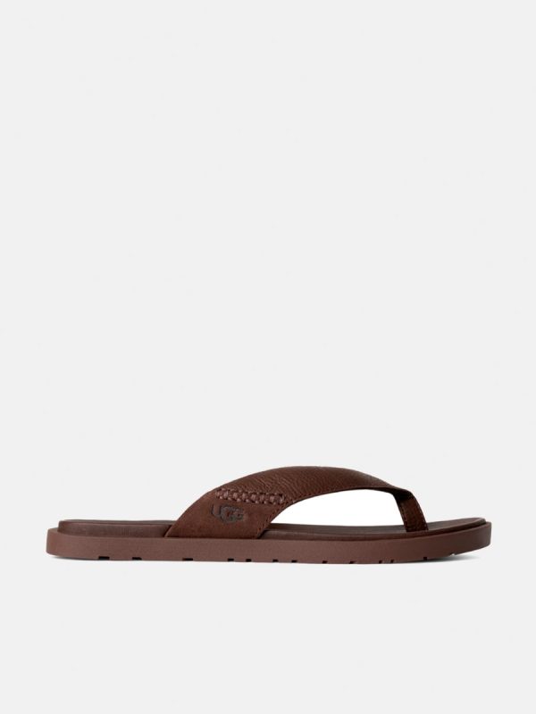 Sandalia de piel Seaside II Flip flop - Marrón oscuro