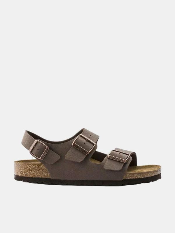 Sandalia Milano Birko-Flor Birkibuc - Marrón chocolate
