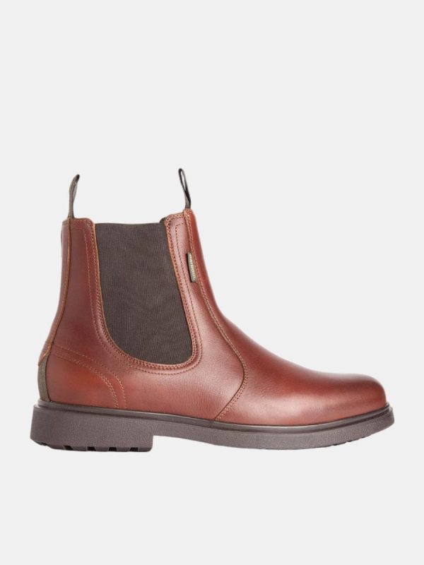 Bota de hombre de cuero encerada estilo Dealer - Marrón