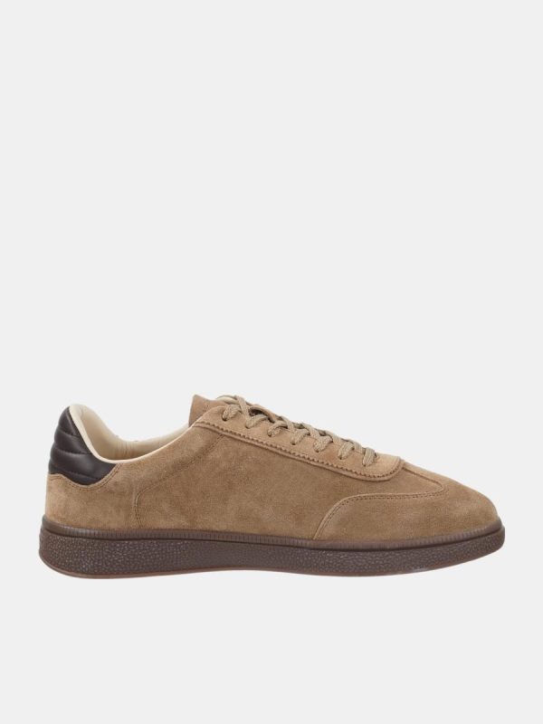 Zaptillas cuzmo de hombre de piel - Marrón