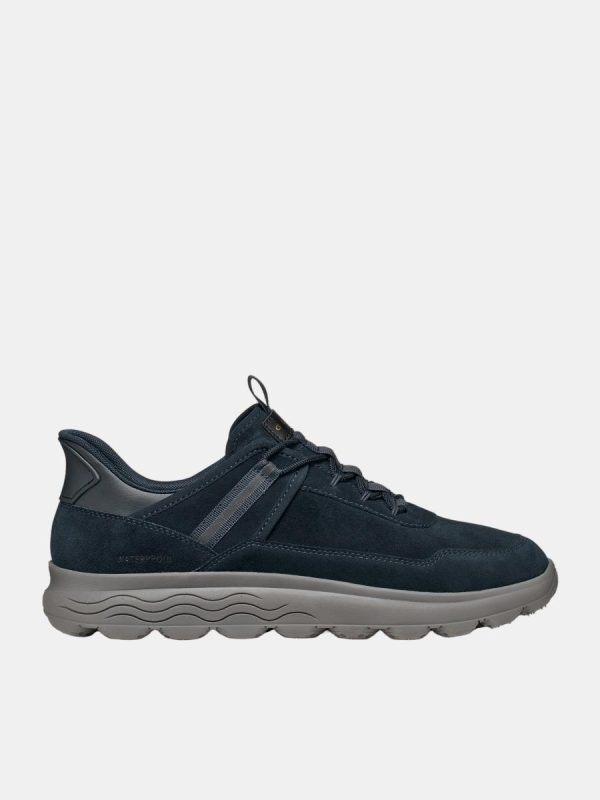 Zapatilla deportiva de caballero en ante y con extra-amortiguación - Azul oscuro