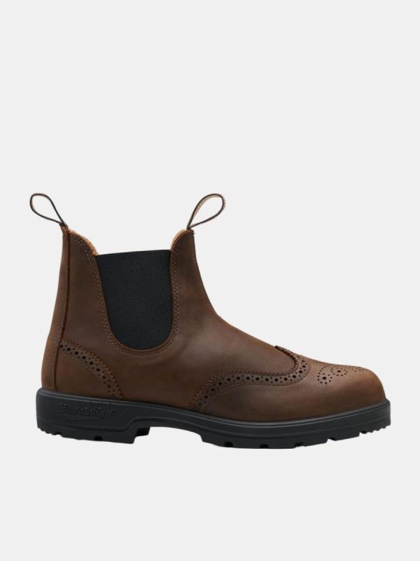 Botas chelsea hombre de piel resistente al agua - Cuero