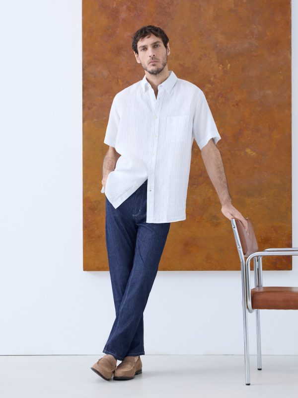 Pantalón de hombre Denim Fit Regular - Azul