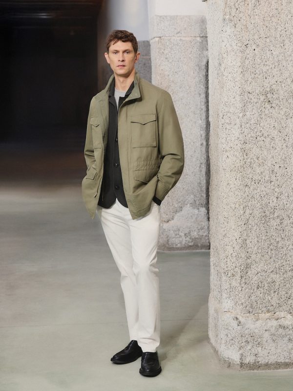 Pantalón chino slim fit twill hombre - Crudo