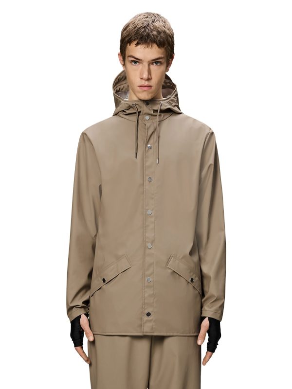 Parka de hombre corta lluvia - Beige
