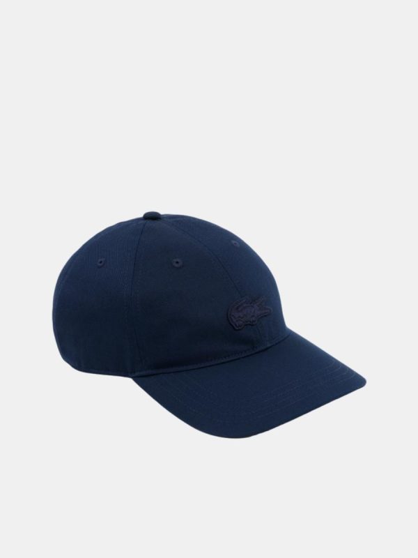 Gorra de sarga de algodón de hombre. - Azul marino