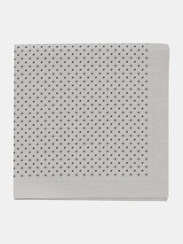 Pañuelo de bolsillo de seda - Blancos
