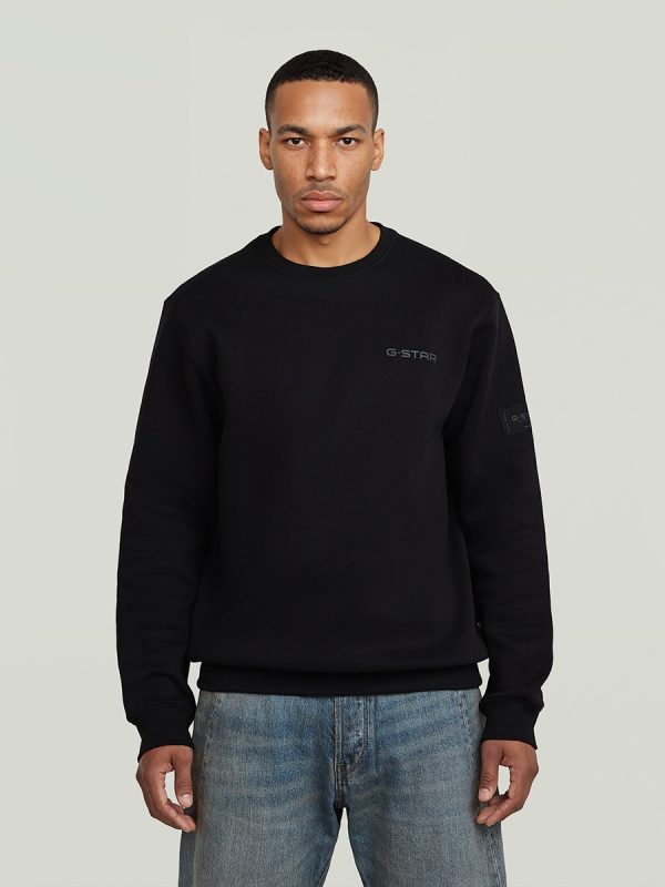 Sudadera de hombre de corte recto - Negro