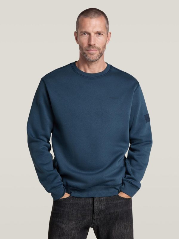 Sudadera de hombre de corte recto - Azul