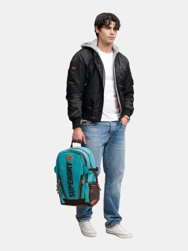 Mochila tipo rucksack Tarp Emb - Turquesa