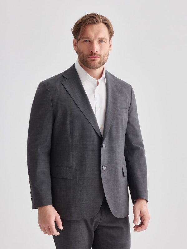 Chaqueta traje hombre separate desestructurado. - Gris oscuro