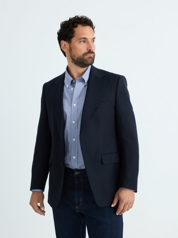 Blazer de hombre estructura tallas grandes - Azul
