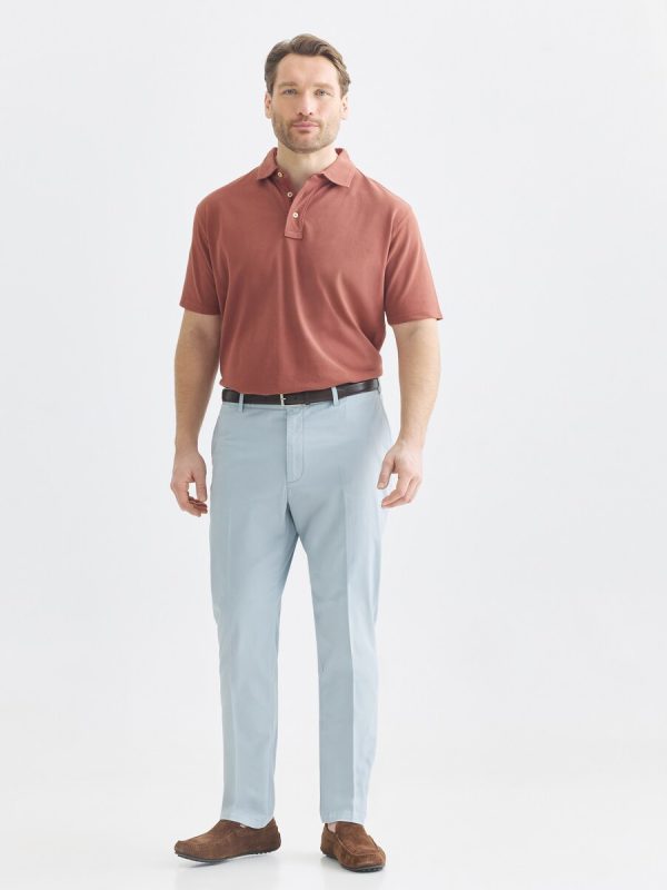 Pantalón chino slim fit twill hombre tallas grandes - Azul