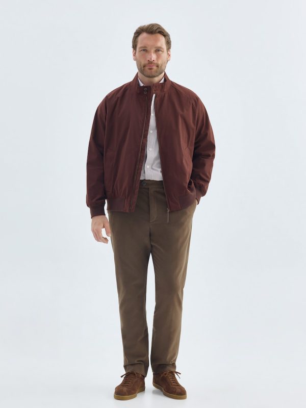 Pantalón chino slim fit twill hombre tallas grandes - Verde