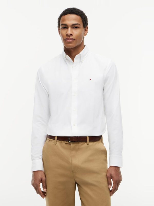 Camisa de caballero Performance en popelín - Blanco