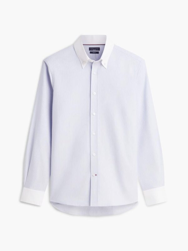 Camisa de caballero de manga larga estampada - Multicolor
