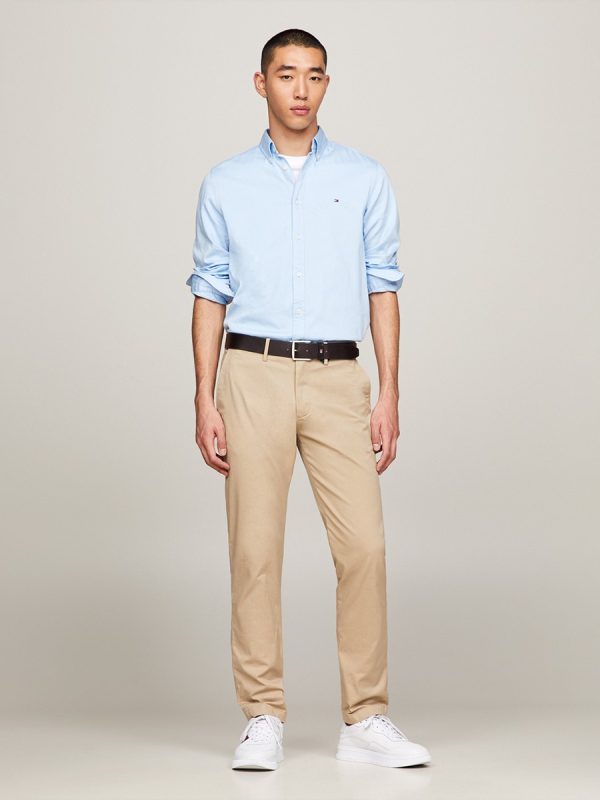 Pantalón de hombre Denton regular fit tipo chino - Beige oscuro
