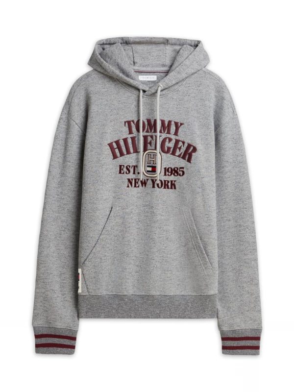 Sudadera de caballero con capucha lisa - Gris