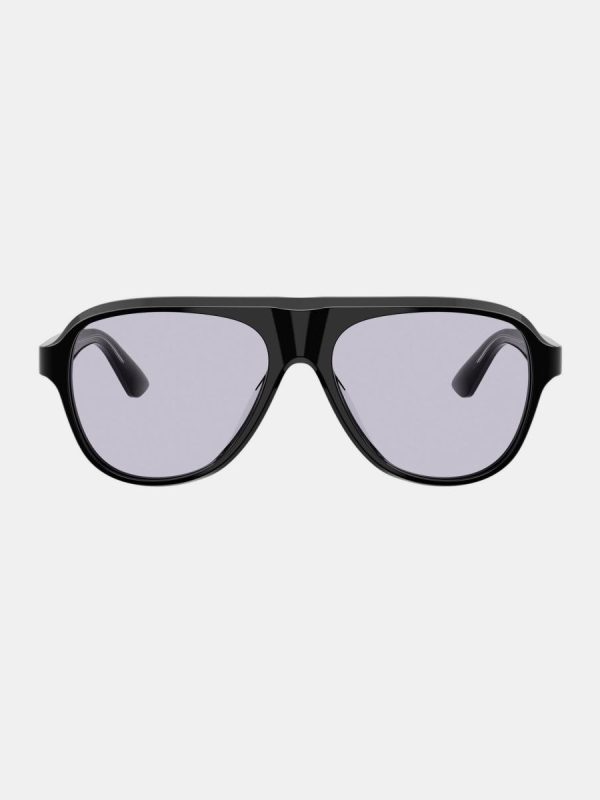 Gafas de sol OV5581U PAUL NEWMAN de hombre piloto en acetato - Negro