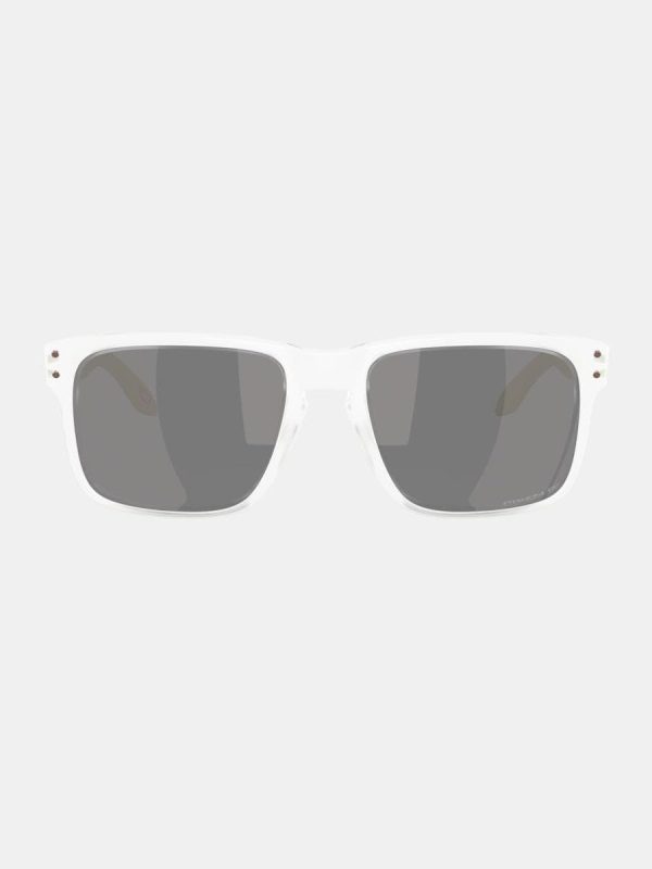 Gafa de sol de hombre cuadrada en inyectado con lente polarizada - Transparente