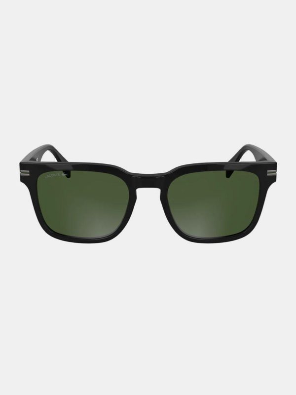 Gafa de sol de hombre cuadrada en acetato - Negro