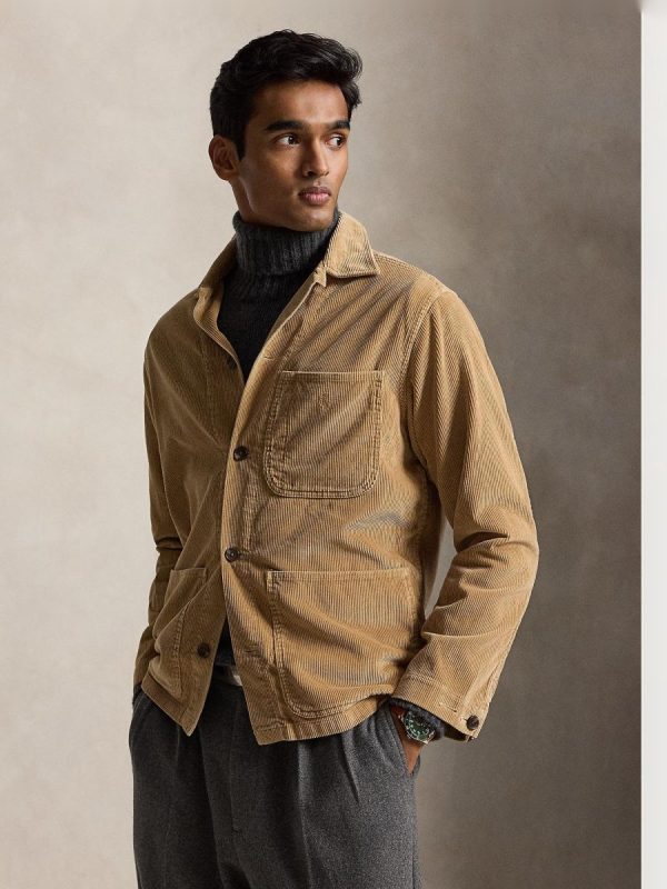 Sobrecamisa de hombre de mircopana con logo - Camel