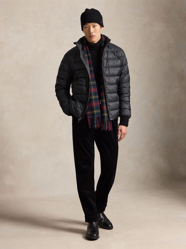 Plumífero de hombre Azul marino con logo Polo Ralph Lauren - Negro