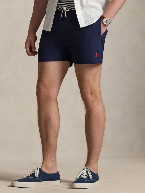 Bañador bermuda de hombre con cintura elástica - Marino