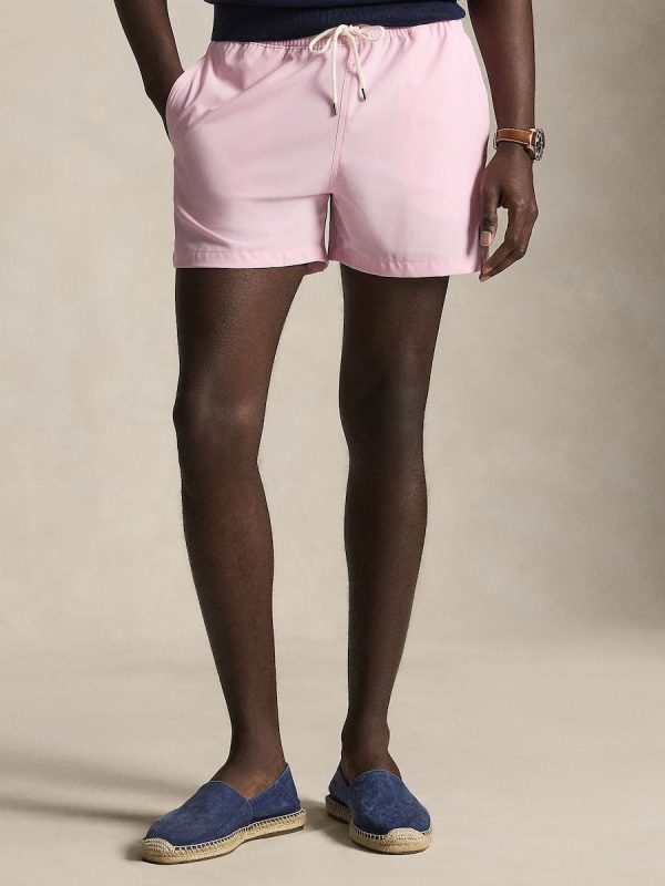 Bañador bermuda de hombre con cintura elástica - Rosa