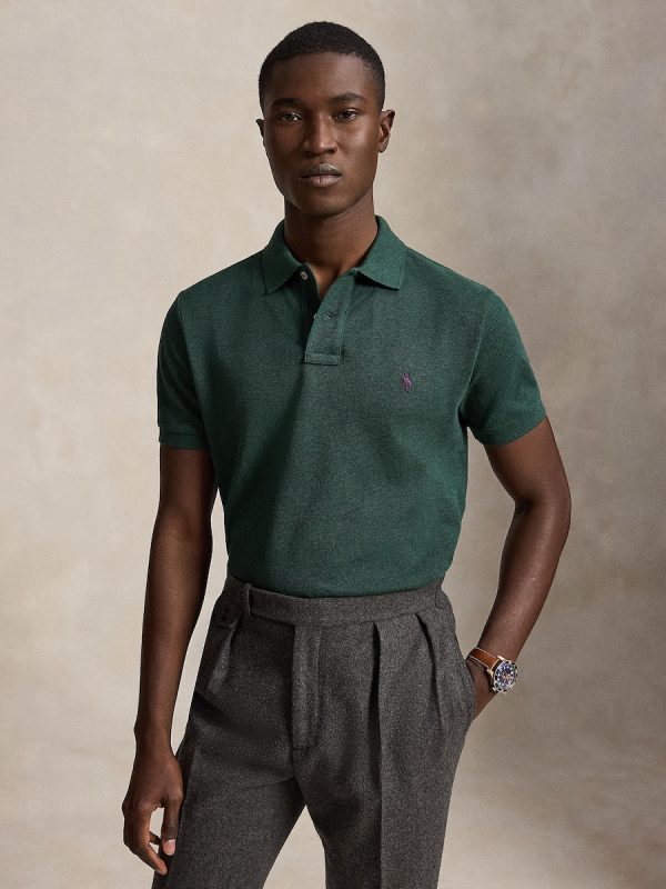 Polo de hombre de piqué Regular Fit - Musgo