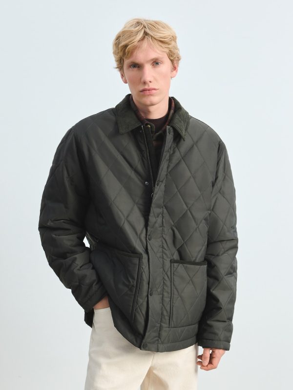 Chaquetón hombre estilo husky - 520 Kaki
