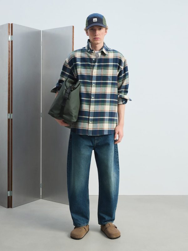 Camisa de hombre de manga larga - Verde