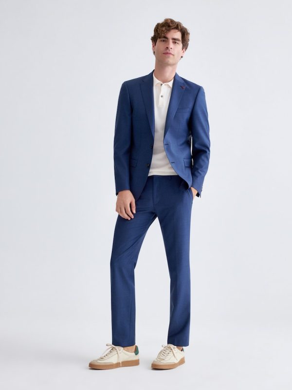 Americana vestir para hombre - Azul marino