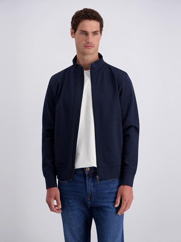 Cárdigan de hombre modern fit sudadera técnico - Azul marino