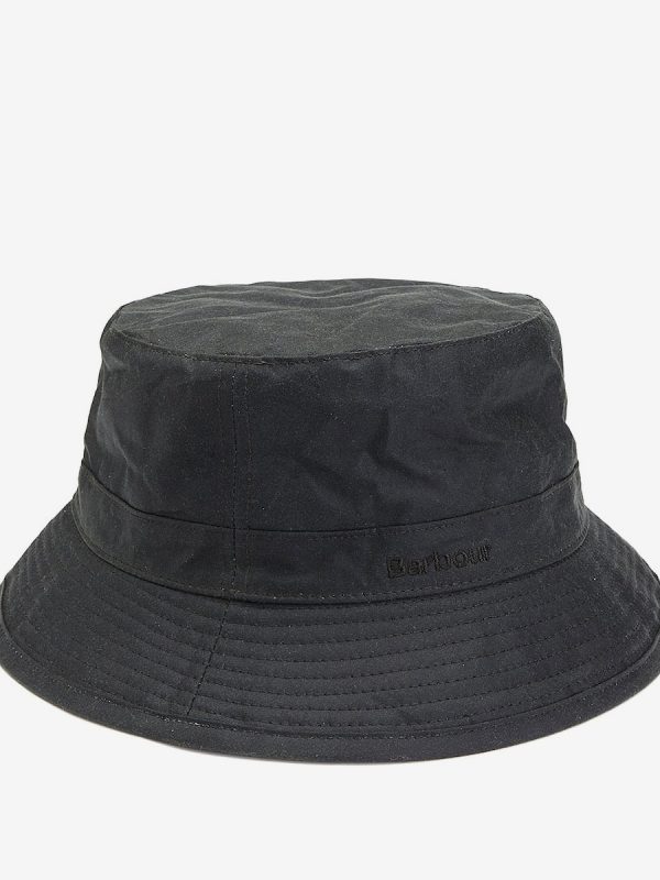 Sombrero de hombre de algodón con forro de tartán - Azul índigo