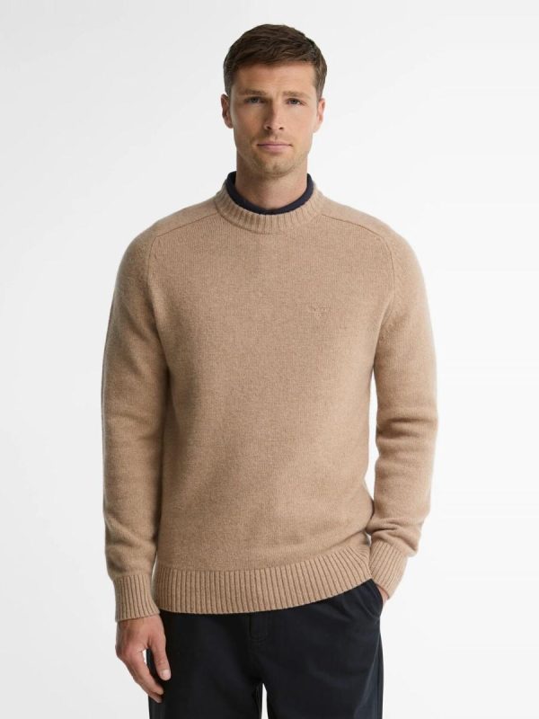 Jersey de hombre cuello redondo - Crema