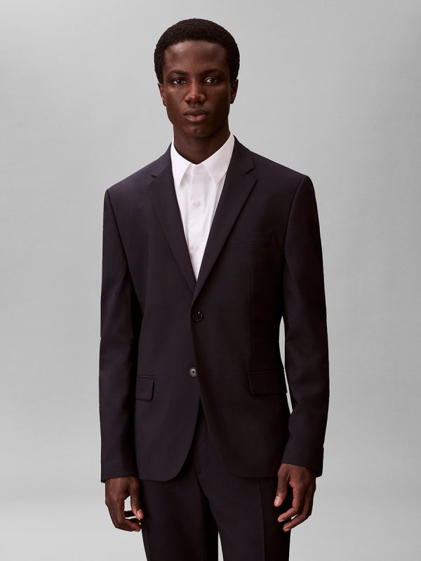 Americana de traje Hombre fit slim - Azul marino