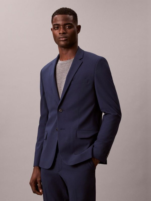 Americana de traje Hombre fit slim - Azul