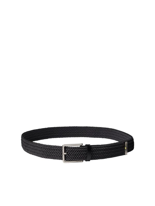 Cinturón Hombre trenzado - Negro