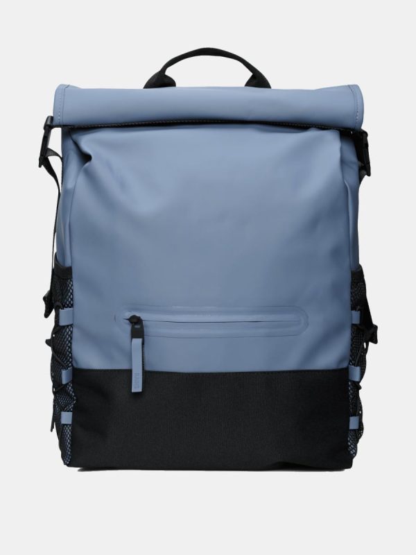 Mochila Trail Mountaineer Rolltop impermeable de hombre - Azul