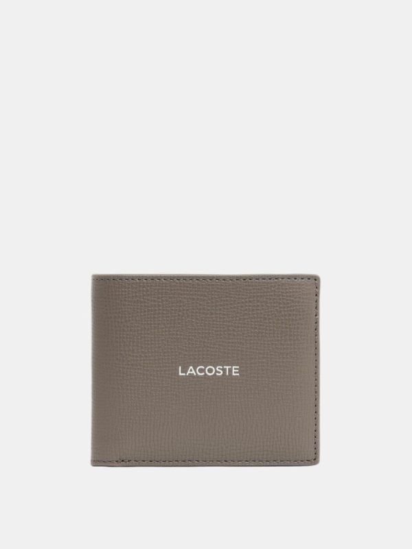 Cartera de piel Ossian de hombre. - Marrón