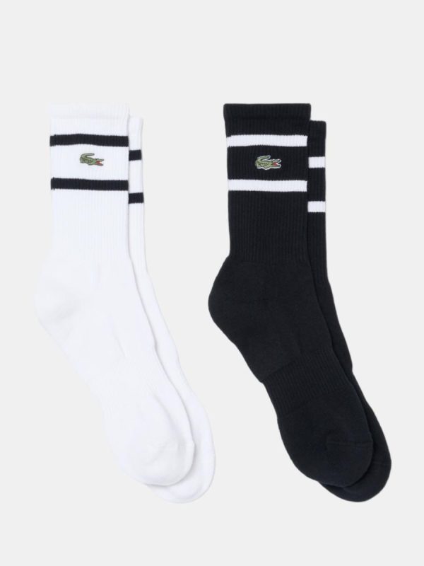 Calcetines de canalé lisos de hombre. - Multicolor