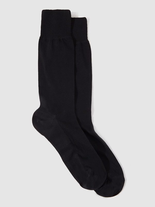 Calcetines cortos de hombre de ZD - Negro