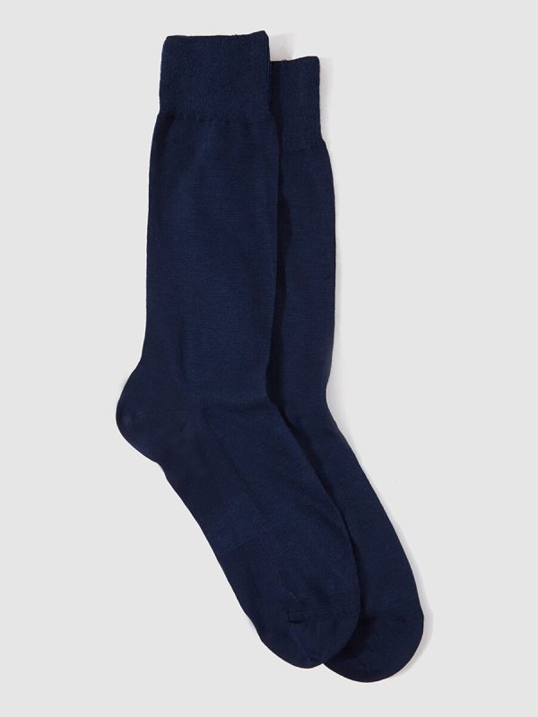 Calcetines cortos de hombre de ZD - Azul marino