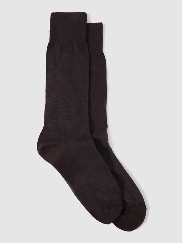 Calcetines cortos de hombre de ZD - Marrón