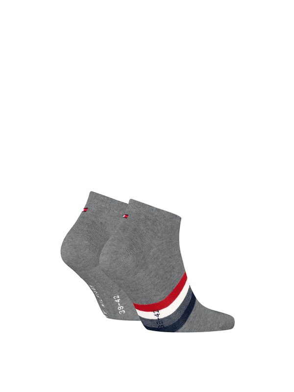Pack de 2 calcetines tobilleros de hombre - Gris