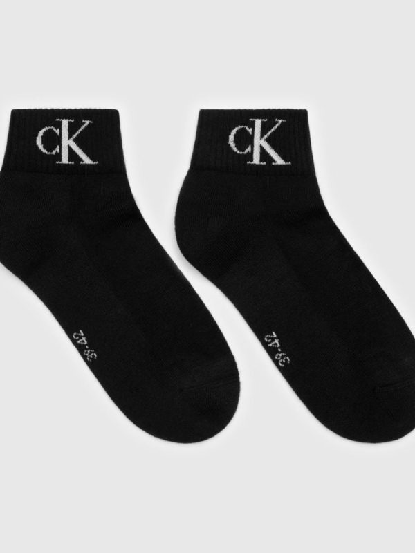 Pack de calcetines de media caña para Hombre Calvin Klein - Negro