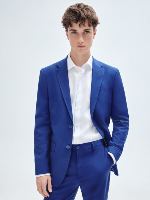 Chaqueta de hombre conjunto traje lisa - 440 Azulón